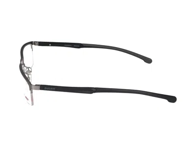 Shop Carrera Ducati Eyeglasses In Matte Dark Ruthenium Black