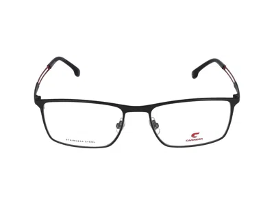 Shop Carrera Eyeglasses In Matte Black Red