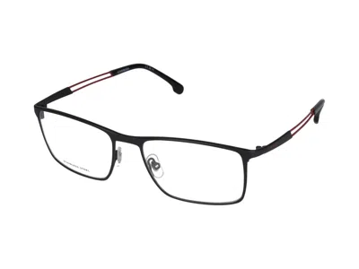 Shop Carrera Eyeglasses In Matte Black Red
