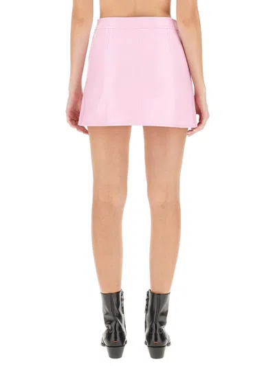 Shop Courrèges Mini Skirt In Pink