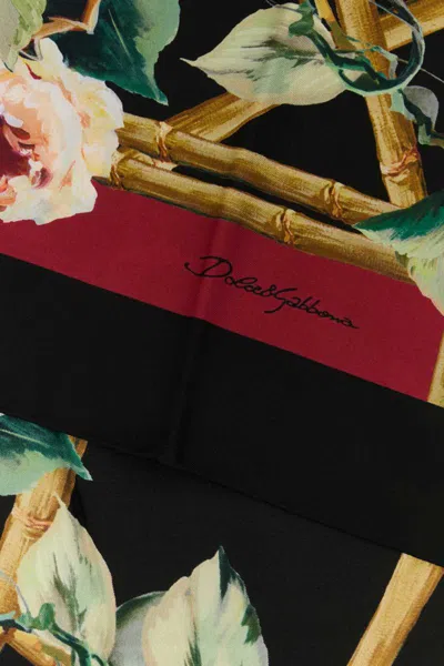 Shop Dolce & Gabbana Scarves And Foulards In Printed
