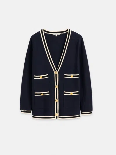 Shop Alex Mill Greta Cardigan In Navy