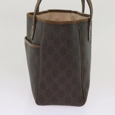 Shop Gucci Gg Canvas Brown Canvas Tote Bag ()