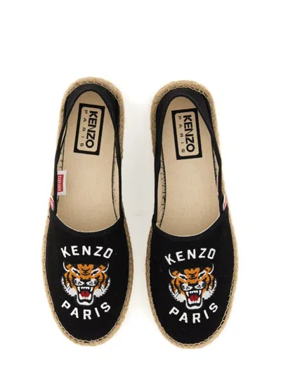 Shop Kenzo Flat Shoes In Black