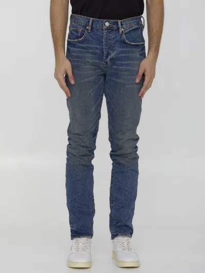 Shop Purple Brand Light-blue Denim Jeans