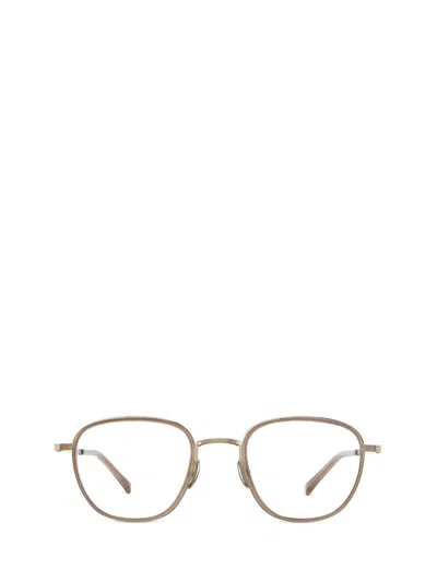 Shop Mr Leight Mr. Leight Eyeglasses In Topaz-white Gold