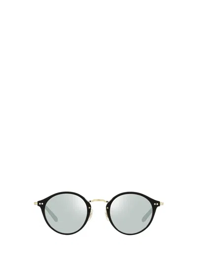 Shop Oliver Peoples Eyeglasses In Black / Gold