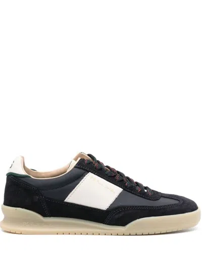 Shop Paul Smith Dover Leather Sneakers In Blue