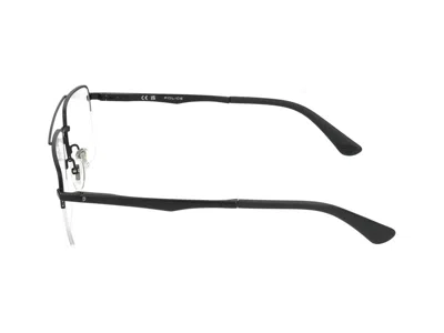 Shop Police Eyeglasses In Black Semi-gloss Total