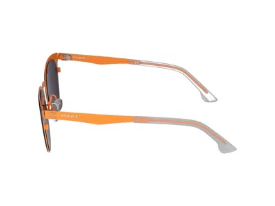 Shop Police Sunglasses In Matt Pall. W/orange Parts