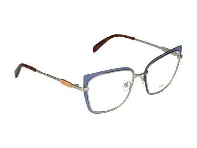 Shop Pucci Eyeglasses In Turquoise