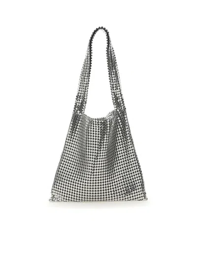 Shop Rabanne Totes In Silver