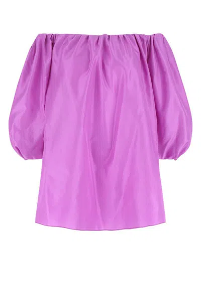 Shop Valentino Garavani Shirts In Purple