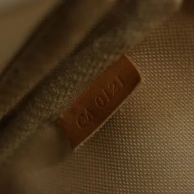Pre-owned Louis Vuitton Baguette White Canvas Clutch Bag ()