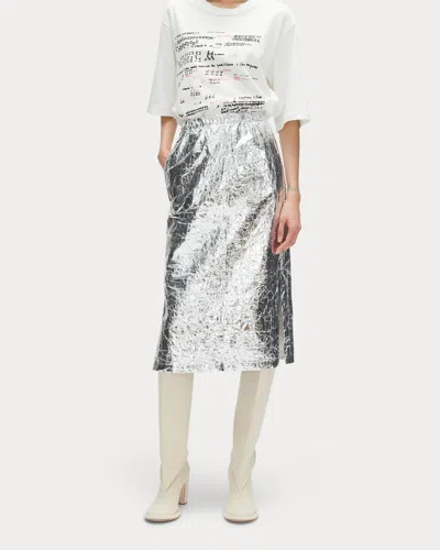 Shop Rachel Comey Mott Skirt In Silver