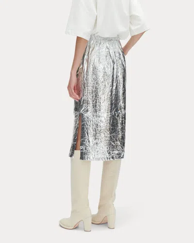 Shop Rachel Comey Mott Skirt In Silver