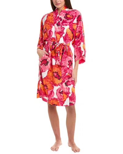 Shop Natori Poppy Robe In Pink