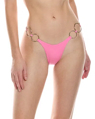 Shop Monica Hansen Beachwear Icon Bikini Bottom In Pink