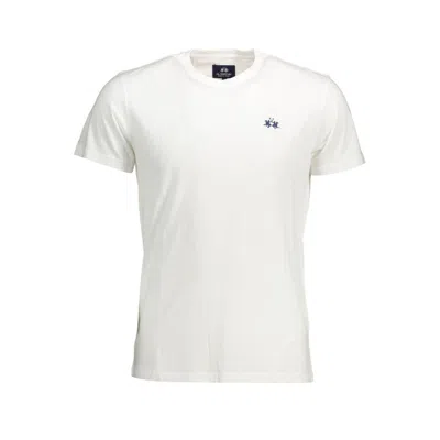 Shop La Martina Cotton Men's T-shirt In White