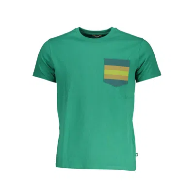 Shop K-way Cotton Men's T-shirt In Green
