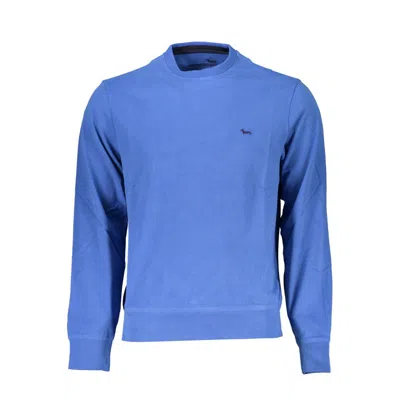 Shop Harmont & Blaine Cotton Men's Sweater In Blue