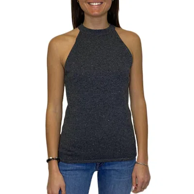 Shop Autumn Cashmere Angelina Tank Top In Black