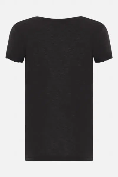Shop James Perse T-shirts And Polos In Black
