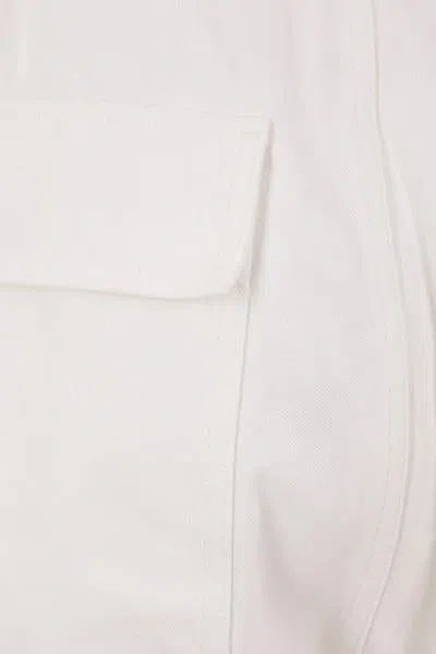 Jil Sander Mid-rise Straight-leg Trousers In White