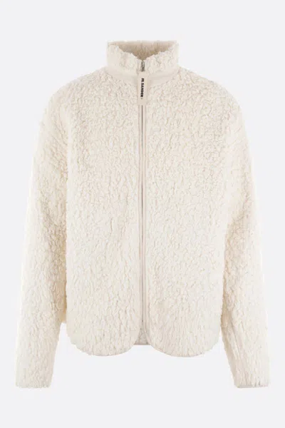 Jil Sander Jacket In Eggshell