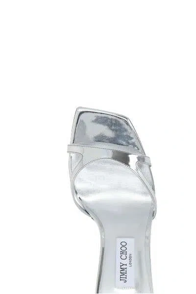 Shop Jimmy Choo Sandals In Silver