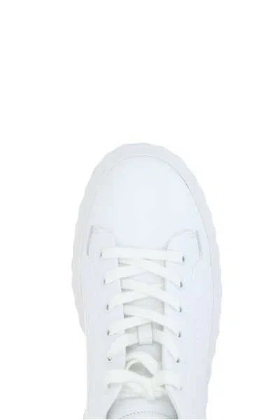 Shop Jimmy Choo Sneakers In White+crystal