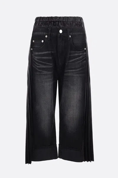 Shop Junya Watanabe Jeans In Gray+black