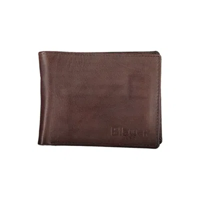 Shop Blauer Leather Men's Wallet In Brown
