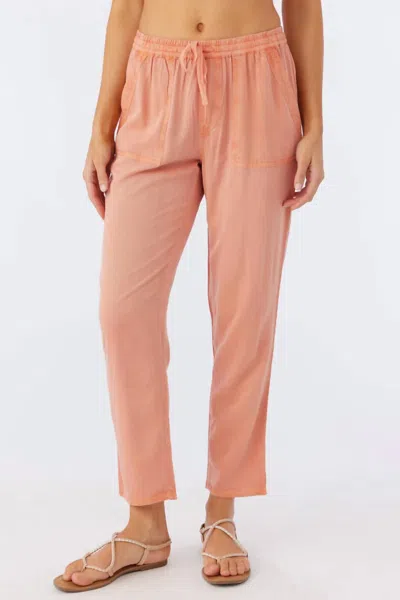 Shop O'neill Francina Pants In Clay In Grey