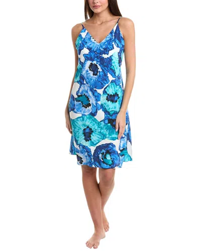 Shop Natori Poppy Slip In Blue