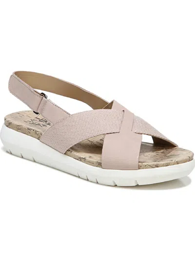 Shop Naturalizer Lilac Womens Ankle Slide On Slingback Sandals In Multi