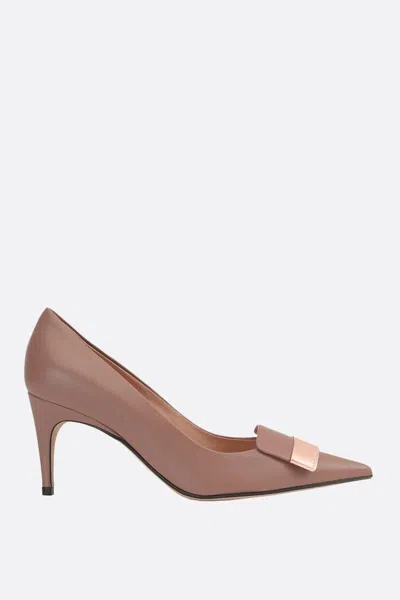 Shop Sergio Rossi With Heel In Bright Skin