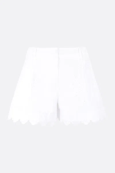 Shop Simone Rocha Shorts In White