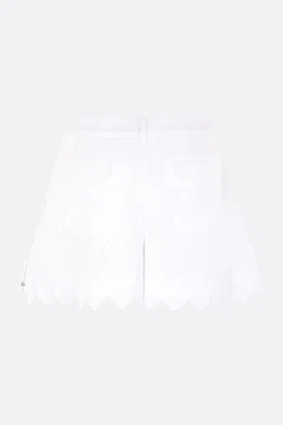 Shop Simone Rocha Shorts In White