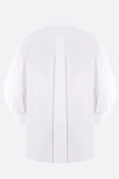 Shop Simone Rocha Shirts In White+pearl