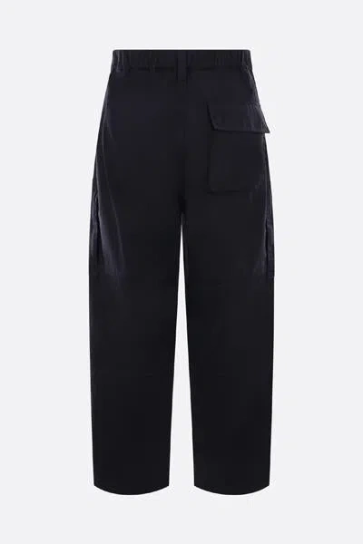 Shop Stone Island Trousers In Blue