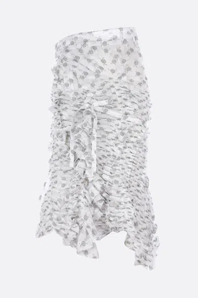 Shop Tao Comme Del Garcon Skirts In White+black