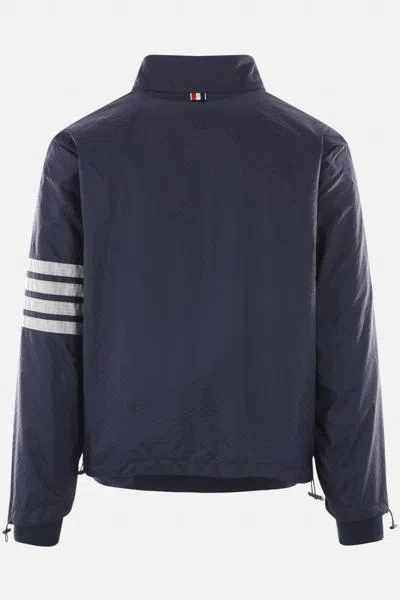 Thom Browne Reversible Jacket In Blue