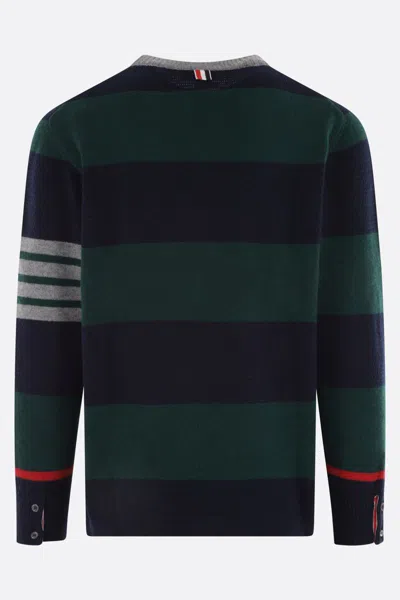 Shop Thom Browne Sweaters In Green
