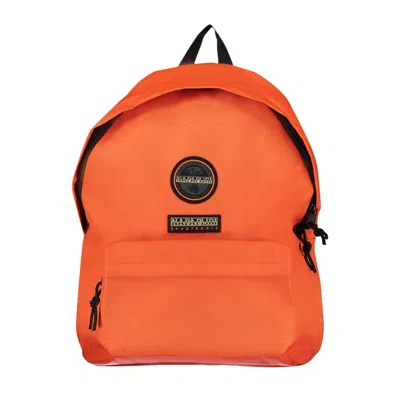 Shop Napapijri Cotton Women's Backpack In Orange