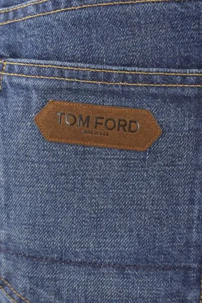 Shop Tom Ford Jeans In Mid Blue