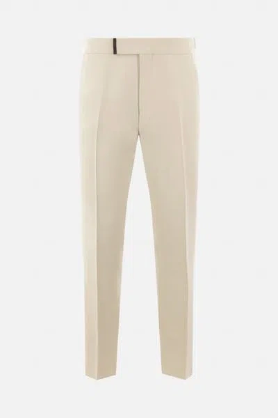 Shop Tom Ford Trousers In Champage