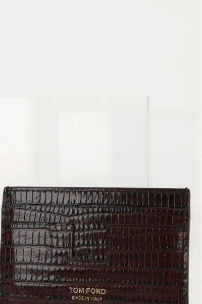 Shop Tom Ford Wallets In Chocolate Brown