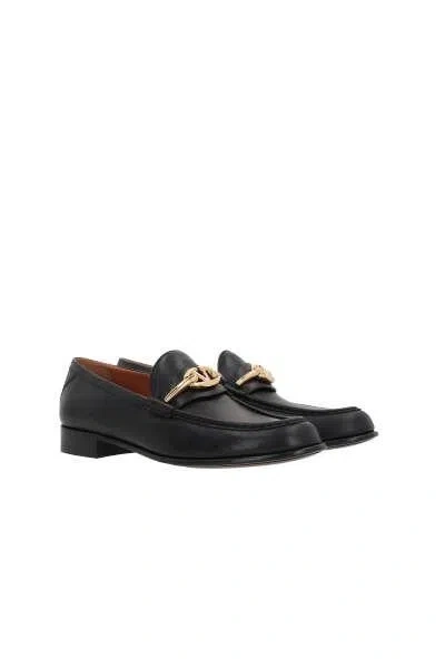Shop Valentino Garavani Flat Shoes In Black