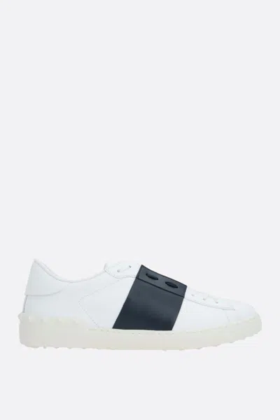 Shop Valentino Garavani Sneakers In White+marine